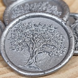 sigiliu ceara argintiu copacul vietii